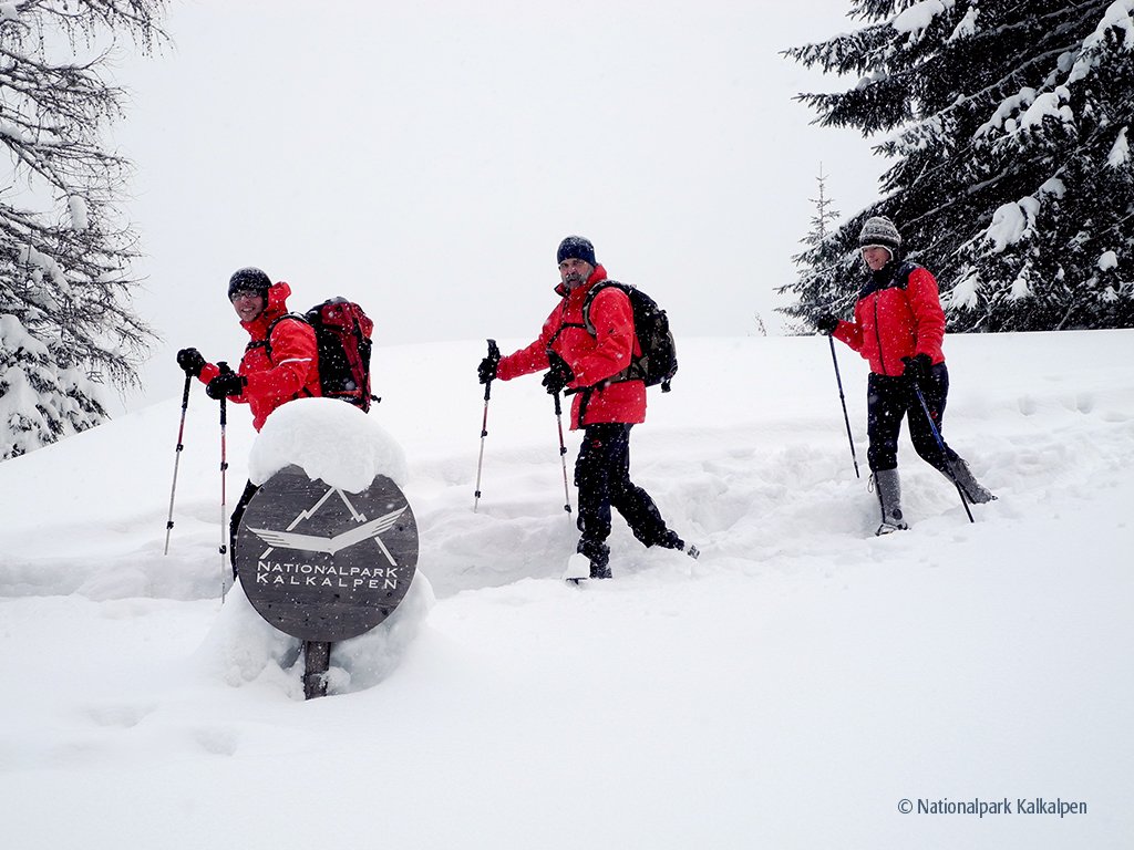 haus ruf ferienwohnung apartment windischgarsten schneeschuhwandern nationalpark kalpapen